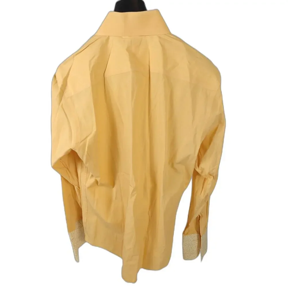 Men’s Banana Republic Dress Shirt Yellow XL 17-17.5